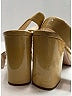 Prada 100% Patent Leather Ivory Tan Sandals Size EU 39 - photo 7