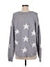 Vintage Havana Stars Gray Pullover Sweater Size M - photo 2