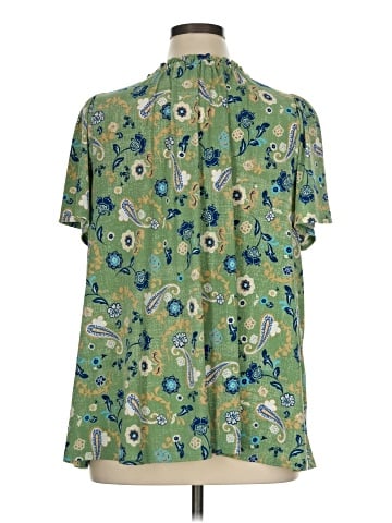 Lane Bryant Short Sleeve Blouse (view 2)