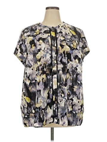 Simply Vera Vera Wang Short Sleeve Blouse (view 1)