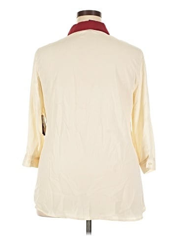 Wrapper 3/4 Sleeve Blouse (view 2)