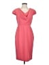 Albert Nipon Pink Cocktail Dress Size 4 - photo 1
