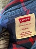Levi's Plaid Blue Long Sleeve Button-Down Shirt Size 5 - 6 - photo 3