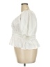 Old Navy 100% Cotton Ivory Short Sleeve Blouse Size XXL Petite - photo 5