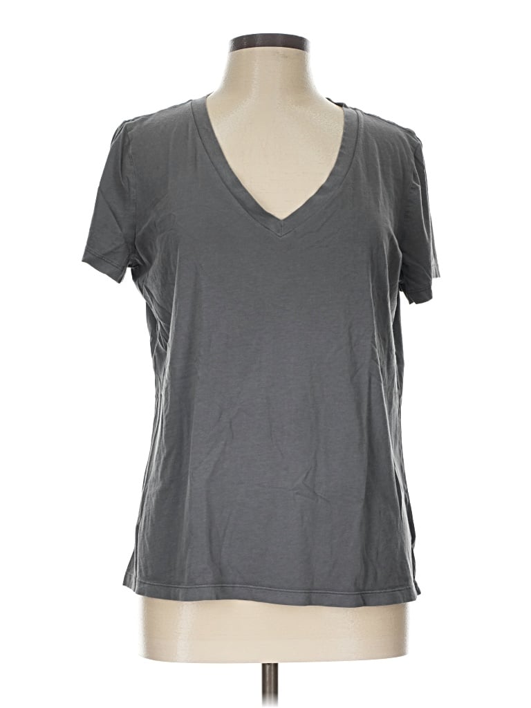 Pre-owned Gap Short Sleeve T-shirt In Gray