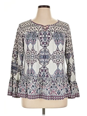 Style&Co Long Sleeve Blouse (view 1)