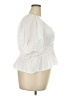 Old Navy 100% Cotton Ivory Short Sleeve Blouse Size XXL Petite - photo 4