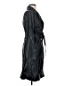 Shein 100% Polyurethane Black Trenchcoat Size 2 - photo 4