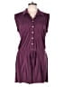 Lou & Grey Solid Purple Romper Size L - photo 1