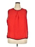 Nautica 100% Polyester Red Sleeveless Blouse Size XXL - photo 1