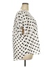 Maurices 100% Polyester Polka Dots Ivory Short Sleeve Blouse Size 2X - photo 4