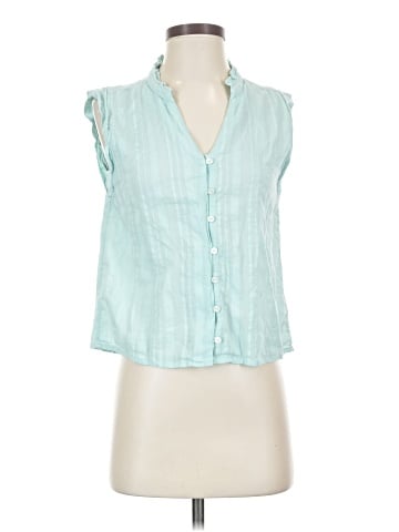 Carve Designs Sleeveless Button-Down Shirt (view 1)