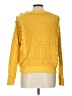 Ann Taylor Yellow Pullover Sweater Size Lg Petite - photo 2