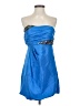 Tibi 100% Silk Blue Cocktail Dress Size 4 - photo 1