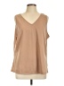 NYDJ 100% Polyester Tan Sleeveless Top Size L - photo 1