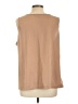 NYDJ 100% Polyester Tan Sleeveless Top Size L - photo 2