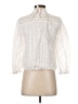 J.Crew 100% Cotton Ivory 3/4 Sleeve Blouse Size XS - photo 2