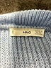 MNG Checkered-gingham Blue Cardigan Size XS - photo 7