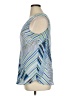 Nic + Zoe 100% Polyester Blue Sleeveless Blouse Size XL - photo 5