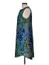 Renee C. Print Blue Casual Dress Size L - photo 5
