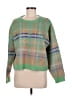 Baltic Born Plaid Green Pullover Sweater Size M - photo 1