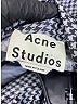 Acne Studios 100% Silk Checkered-gingham Gray Casual Dress Size EU 42 / US 12 - photo 9
