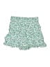 Zara Floral Green Shorts Size S - photo 2