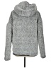 P.J. Salvage 100% Polyester Solid Gray Faux Fur Jacket Size M - photo 2