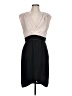 Max and Cleo 100% Polyester Color Block Gray Cocktail Dress Size 10 - photo 1