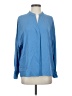 Vince. 100% Polyester Blue Long Sleeve Blouse Size S - photo 1