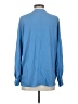 Vince. 100% Polyester Blue Long Sleeve Blouse Size S - photo 2