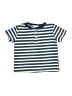 Chick Pea Stripes Blue Short Sleeve Henley Size 6-9 mo - photo 1