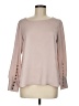Express 100% Polyester Pink Long Sleeve Blouse Size Med Petite - photo 1