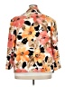 Alfred Dunner Floral Orange Blazer Size 22 - photo 2