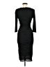 Unique Vintage Solid Black Cocktail Dress Size M - photo 2