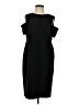 Chico's Solid Black Cocktail Dress Size S - photo 1