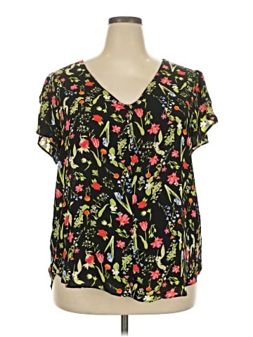 PREMISE Short Sleeve Blouse (view 1)