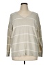 Ann Taylor LOFT Tan Long Sleeve Top Size 16 - photo 1
