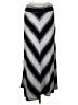 Merona Chevron-herringbone Silver Casual Skirt Size XL - photo 1