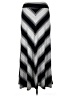 Merona Chevron-herringbone Silver Casual Skirt Size XL - photo 2