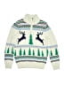 Crewcuts 100% Cotton Print Ivory Pullover Sweater Size L (youth) - photo 1
