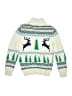 Crewcuts 100% Cotton Print Ivory Pullover Sweater Size L (youth) - photo 2