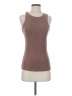 Unbranded Brown Sleeveless T-Shirt Size S - photo 1