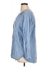 Old Navy Blue Long Sleeve Blouse Size XL - photo 5