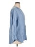 Old Navy Blue Long Sleeve Blouse Size XL - photo 4