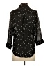 ALLSAINTS Polka Dots Black 3/4 Sleeve Blouse Size S - photo 2