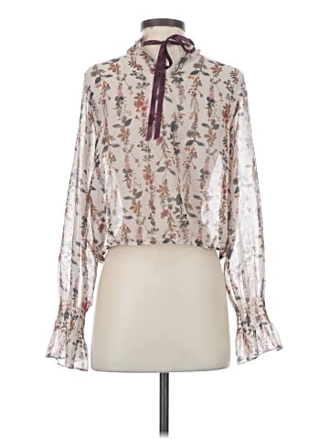 Zara Basic Long Sleeve Blouse (view 2)