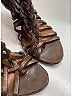 Givenchy 100% Leather Gray Brown Heels Size EU 40 - photo 3