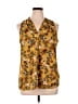 Carolina Belle Yellow Sleeveless Blouse Size XL - photo 1