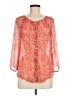 Sundance Orange 3/4 Sleeve Blouse Size M - photo 1